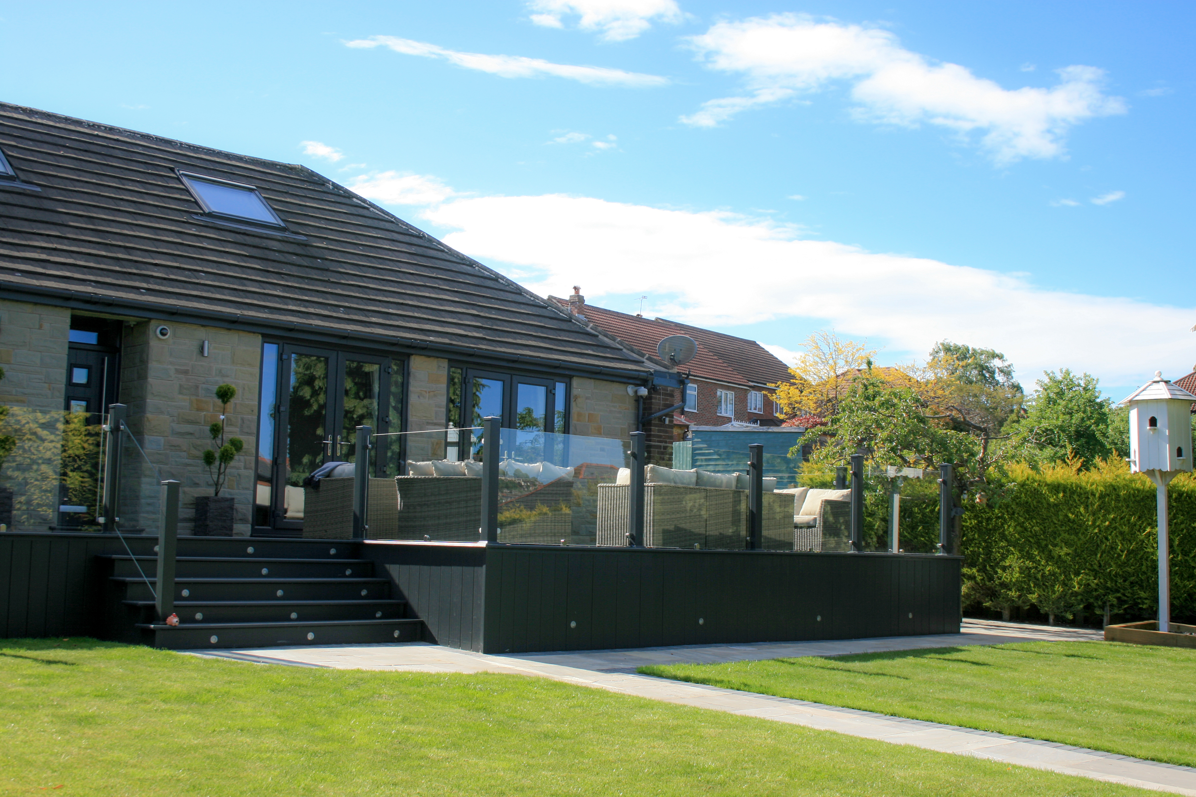 Premium outdoor decking detail